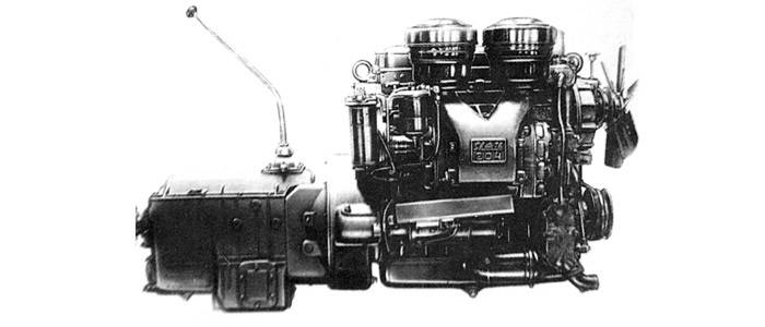Первый ярославский двигатель ЯАЗ-204