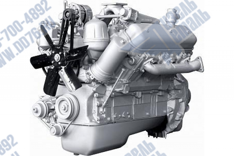 Картинка для Двигатель ЯМЗ 236Г без КП со сцеплением основной комплектации