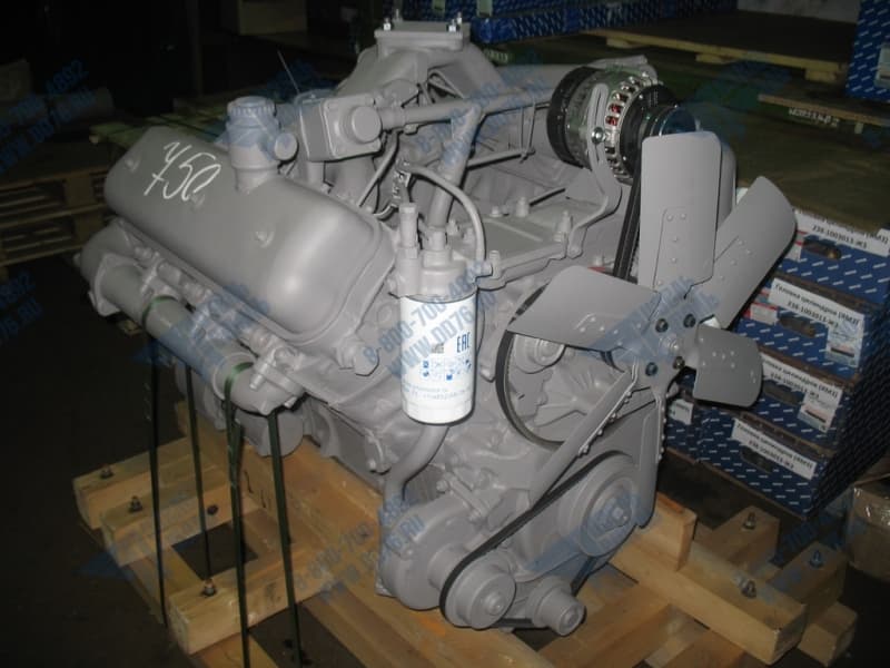 Картинка для Двигатель ЯМЗ 236Д без КП со сцеплением 3 комплектации