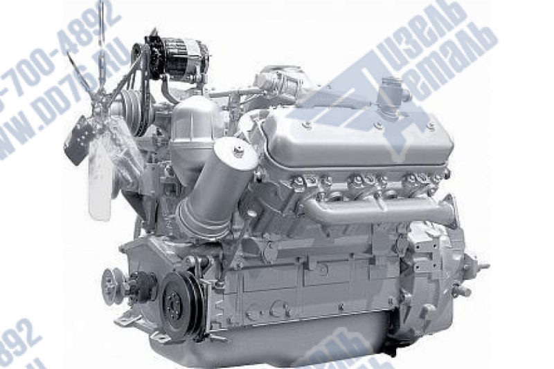 Картинка для Двигатель ЯМЗ 236ДК без КП со сцеплением 9 комплектации