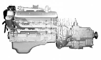 Картинка для Двигатель ЯМЗ 238М2 с КП 32 комплектации