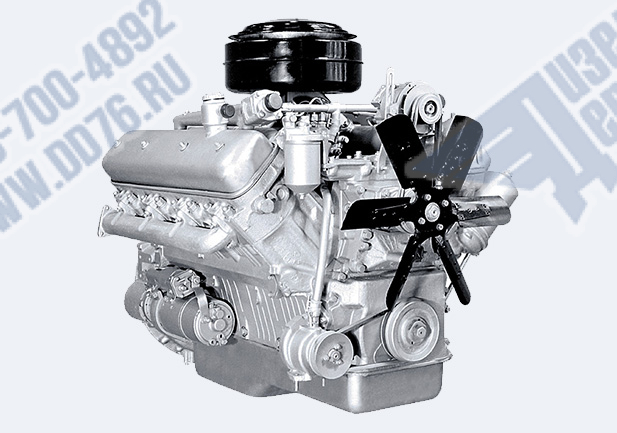 Картинка для Двигатель ЯМЗ 238М2 без КП сцепления 11 комплектации